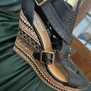 Vegan Leather Wedges